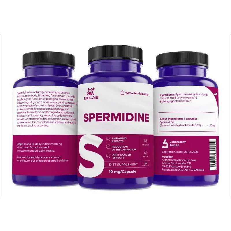 Spermidine 10 mg, 60 caps