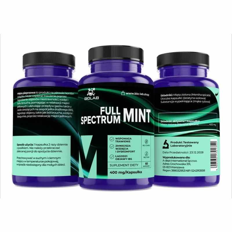Full Spectrum Mint 400 mg, 60 caps - Image 2