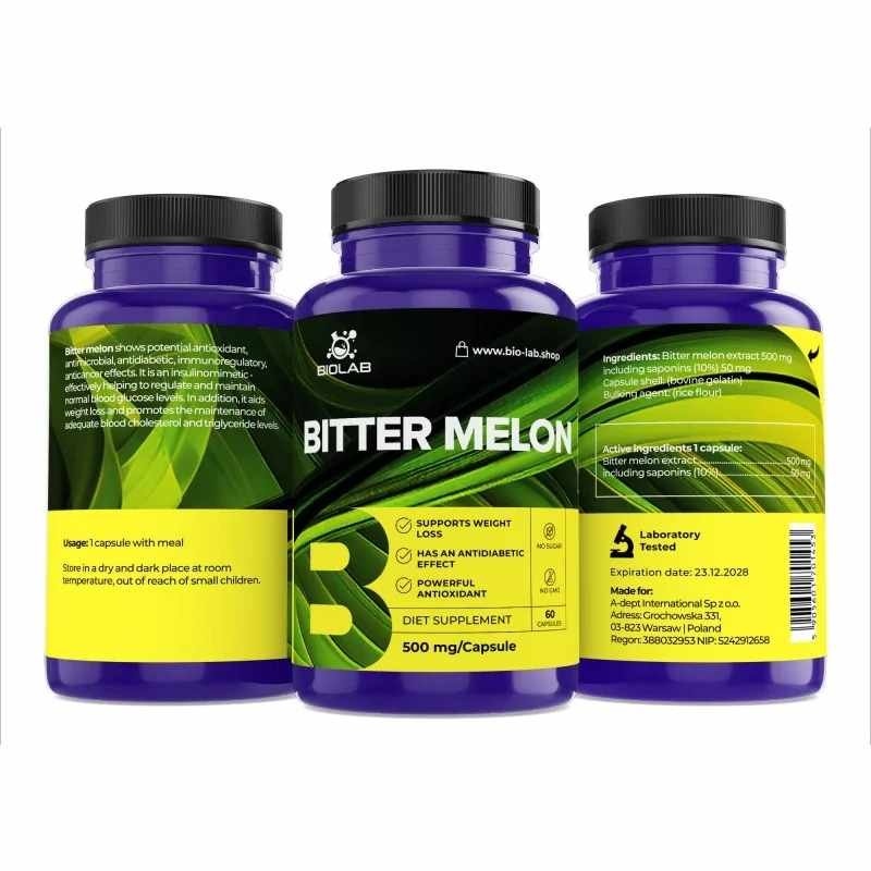 Bitter melon 500 mg, 60 caps