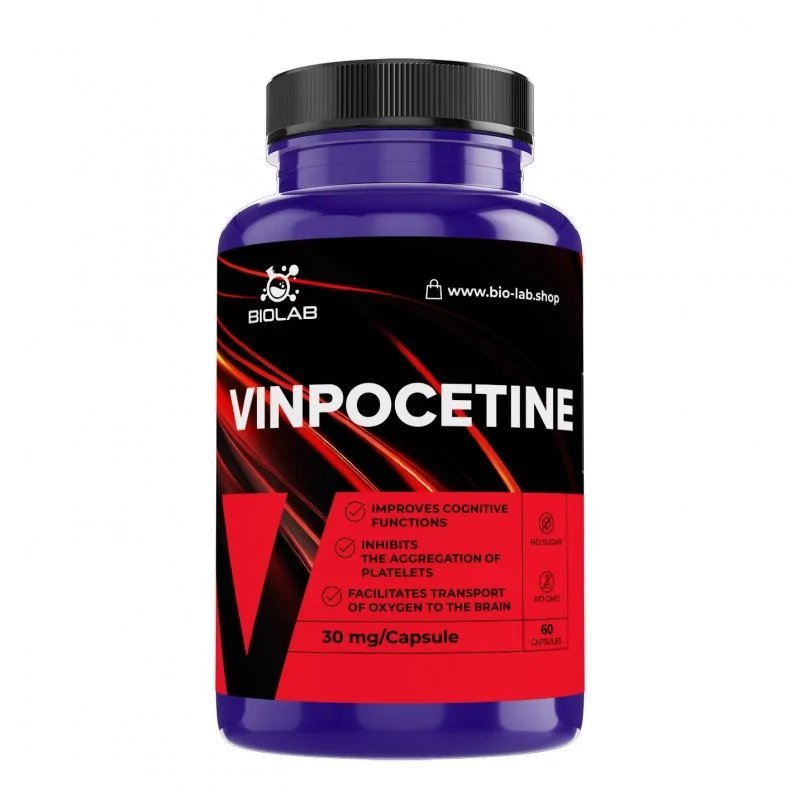 Vinpocetine 30 mg, 60 caps