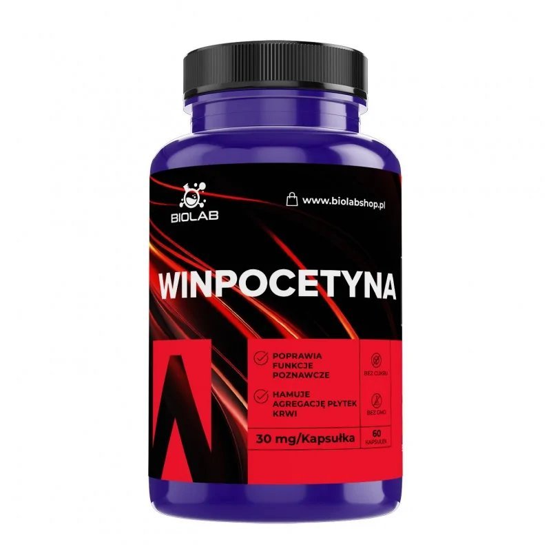 Vinpocetine 30 mg, 60 caps - Image 2