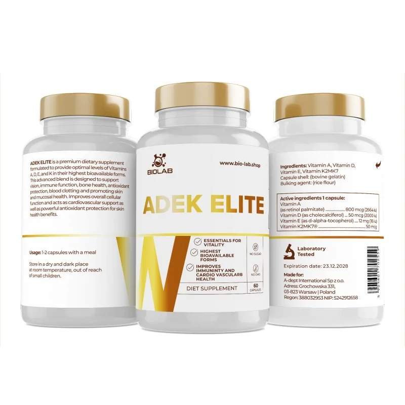 ADEK Elite vitamin complex, 60 caps