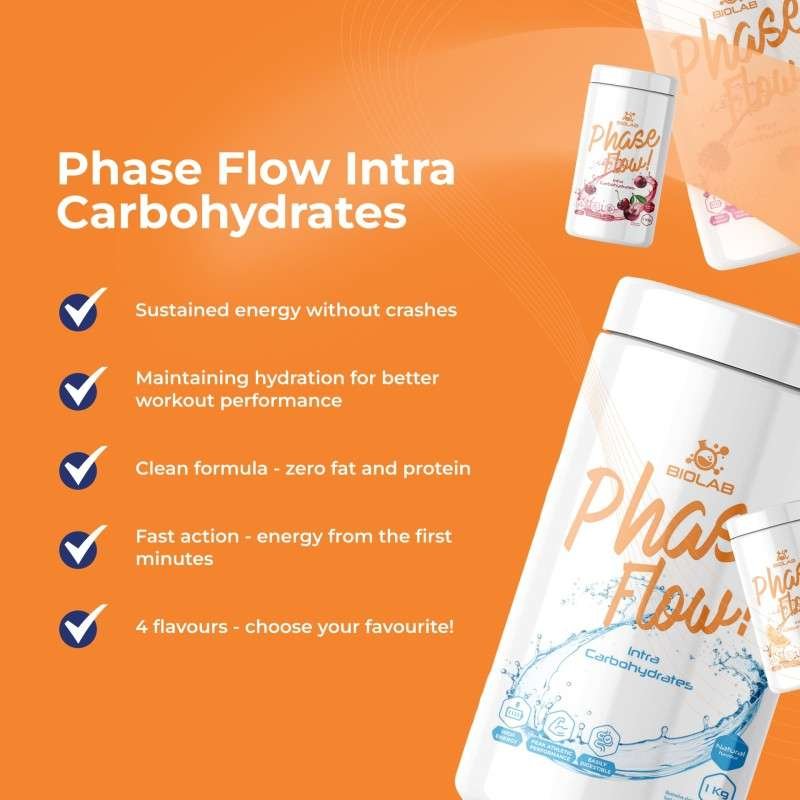 Phase Flow Intra Carbohydrates, carbohydrate mix powder, 1 kg - Image 2