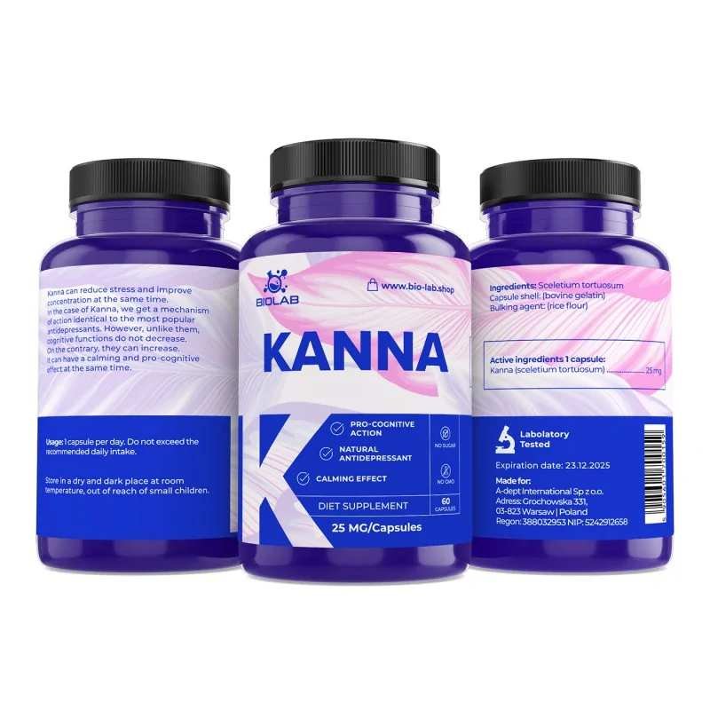 Kanna 25 mg, 60 caps