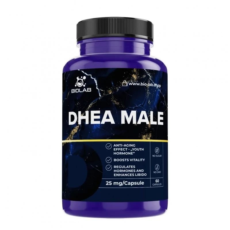 DHEA male 25 mg, 60 caps
