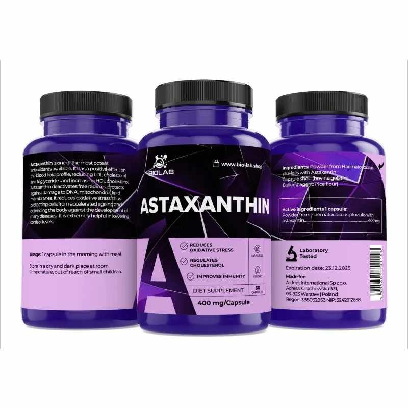 Astaxanthin 400 mg, 60 caps