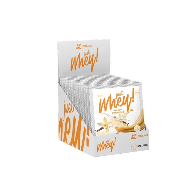 Just Whey! whey protein powder WPC premium Nutri Whey™ variety pack, 10 x 35g