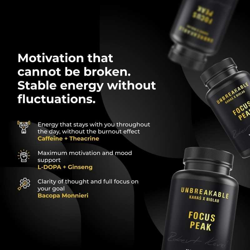 Focus Peak, UNBREAKABLE Karaś x Biolab, 60 caps - Image 2