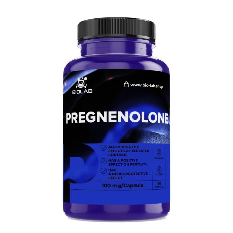 Pregnenolone 100 mg, 60 caps