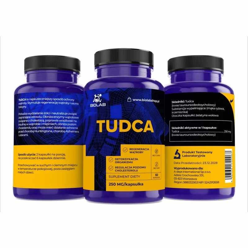 Tudca 250 mg, 60 caps - Image 2