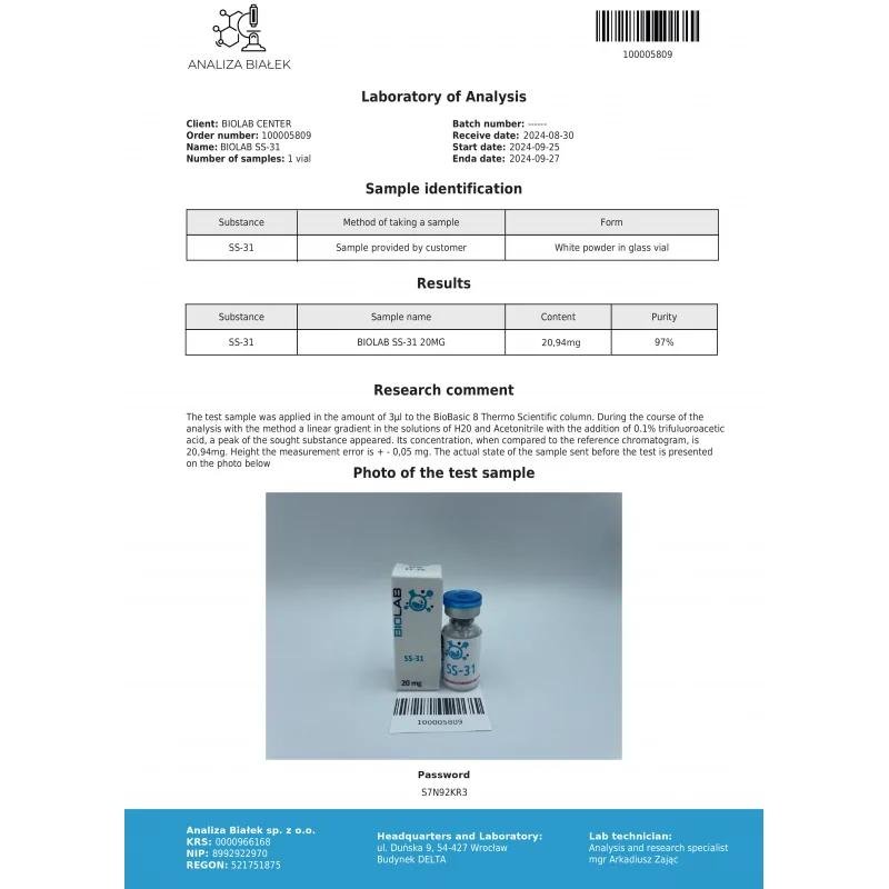 SS-31 20 mg - Image 2