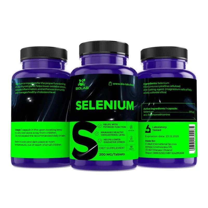 Selenium 200 mcg, 60 tablets